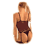 Sheer-Suspender-Cami-set - V7050 - Sheer black suspender cami setShow with stockings ST54
